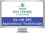 Pest Control Training 20-hour SPC Apprentice Technician